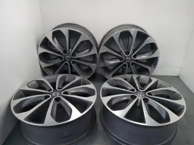 Peça sobressalente para automóvel em segunda mão jogo de jantes por nissan qashqai (j10) acenta 4x4 referências oem iam jd18a