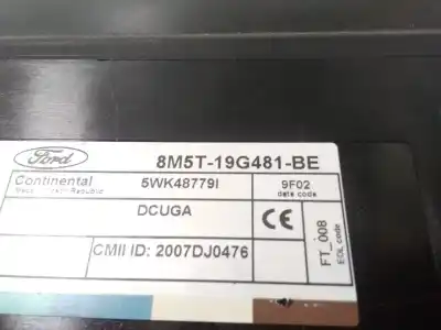 Second-hand car spare part electronic module for ford kuga (cbv) trend oem iam references 8m5t19g481be  