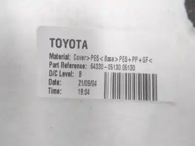 Pièce détachée automobile d'occasion enjoliveur pour toyota avensis berlina (t25) 2.0 sol sedán références oem iam 6433005130  