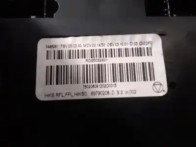 Second-hand car spare part multifunction switch for mini mini (r56) cooper oem iam references 69790208  