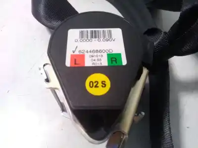 Pezzo di ricambio per auto di seconda mano cintura di sicurezza posteriore sinistra per skoda rapid elegance riferimenti oem iam 624468600d  