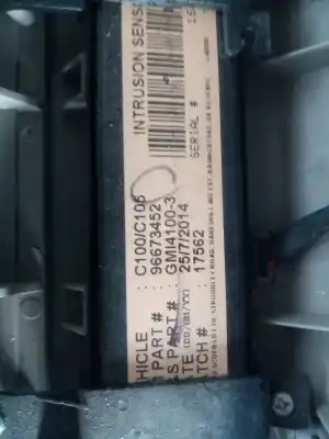 Second-hand car spare part interior light for opel antara selective oem iam references 96673452 96673452 96673452