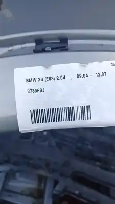Peça sobressalente para automóvel em segunda mão embaladeira traseira por bmw x3 (e83) 2.0d referências oem iam   