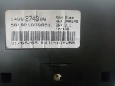 Second-hand car spare part dashboard for citroen c8 2.2 hdi fap cat (4hw) oem iam references 5550001606 5550001606 5550001606