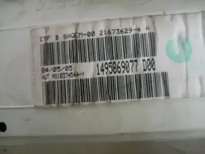 Second-hand car spare part multifunction display for citroen c8 2.2 hdi fap cat (4hw) oem iam references 1495869077 1495869077 1495869077