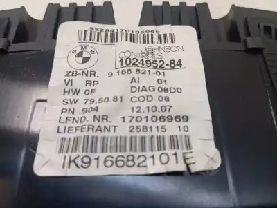 Peça sobressalente para automóvel em segunda mão quadrante por bmw serie 1 berlina (e81/e87) 118d referências oem iam 916682101e  
