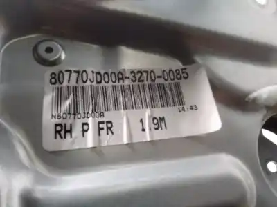 Recambio de automóvil de segunda mano de motor elevalunas delantero derecho para nissan qashqai (j10) acenta referencias oem iam 80770jd00a  