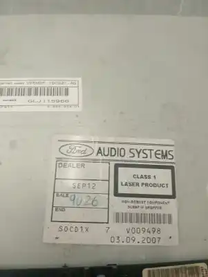 Second-hand car spare part audio system / radio cd for ford focus lim. (cb4) trend oem iam references vp6m2f18c821ag vp6m2f18c821ag vp6m2f18c821ag