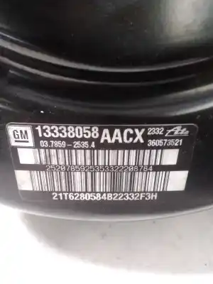 Pezzo di ricambio per auto di seconda mano servo freio per opel astra j lim. cosmo riferimenti oem iam 13338058  