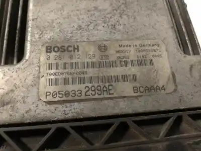 Second-hand car spare part ecu engine control for dodge caliber se oem iam references p05033299ae  