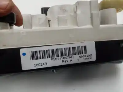 Peça sobressalente para automóvel em segunda mão comando de sofagem (chauffage / ar condicionado)  por dodge caliber se referências oem iam p55111847ad  