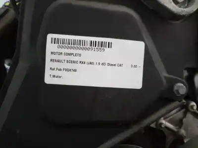 Pezzo di ricambio per auto di seconda mano motore completo per renault scenic rx4 (ja0) 1.9 dci sportway riferimenti oem iam f9qk748  f9q748