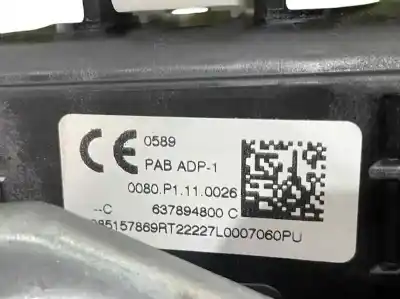 Автозапчастина б/у передня права подушка безопасности для renault clio v (b7_) 1.5 blue dci 100 (b7ad) посилання на oem iam 985157869r  