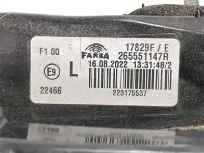 Second-hand car spare part interior left tailgate light for renault clio v (b7_) 1.5 blue dci 100 (b7ad) oem iam references 265551147r  