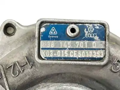 Автозапчастина б/у турбонагрузник для seat leon (1m1) 1.9 tdi посилання на oem iam 038145701d k03015ba55877 038145701a