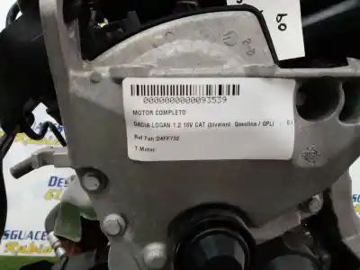Автозапчастина б/у двигун комплект для dacia logan 1.2 16v cat посилання на oem iam d4ff732  d4f732