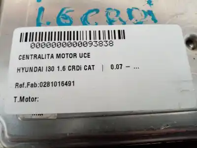 Second-hand car spare part ecu engine control for hyundai i30 1.6 crdi cat oem iam references 0281016491  39114-2a410