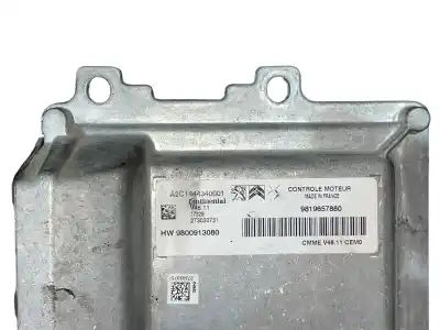 Peça sobressalente para automóvel em segunda mão centralina de motor uce por citroen c3 business referências oem iam 9819657880 a2c1444340001 