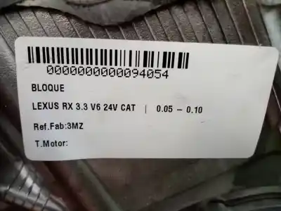 Автозапчасти б/у блокировать за lexus rx 3.3 v6 24v cat ссылки oem iam 3mz  