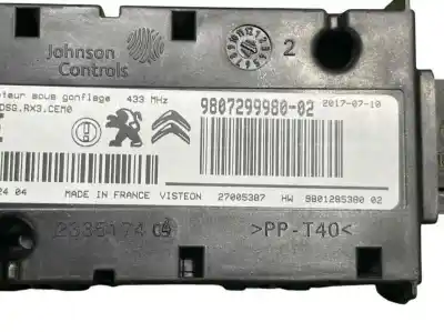 Peça sobressalente para automóvel em segunda mão módulo eletrônico por citroen c4 lim. feel edition referências oem iam 9807299980  9801285380