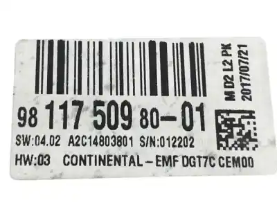 Second-hand car spare part multifunction display for citroen c4 lim. feel edition oem iam references 9811750980 9831652680 a2c14803801