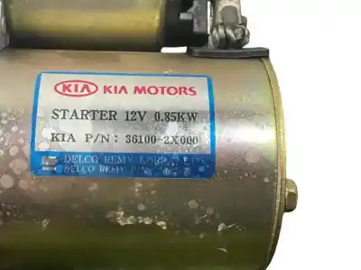 Second-hand car spare part starter motor for kia rio 1.3 cat oem iam references 361002x000  36100-2x000