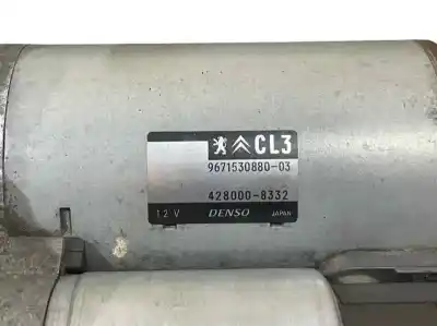 Peça sobressalente para automóvel em segunda mão motor de arranque por citroen c3 feel referências oem iam 9671530880 4280008332 9688477380