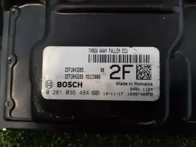 Second-hand car spare part ecu engine control for dacia duster ii 1.5 blue dci d fap oem iam references 0281036484 1039t40978 237104328s