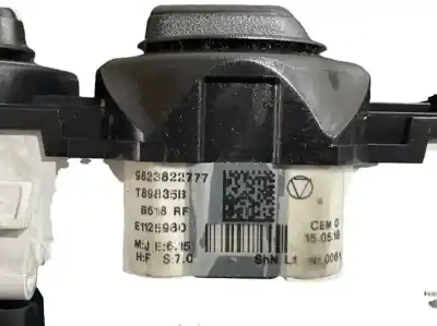 Peça sobressalente para automóvel em segunda mão comando de sofagem (chauffage / ar condicionado)  por citroen c3 feel referências oem iam 9823822777 1618028580 9823822680