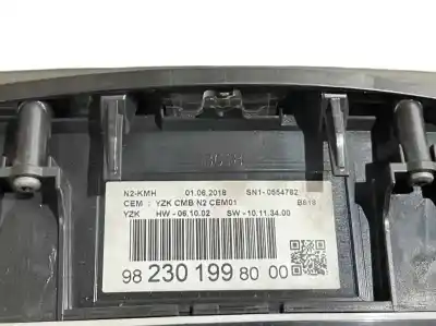 Peça sobressalente para automóvel em segunda mão quadrante por citroen c3 feel referências oem iam 9823019980  9832140580