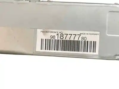 Second-hand car spare part audio system / radio cd for citroen c3 feel oem iam references 9818777780  1629085680