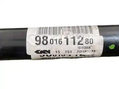 Pezzo di ricambio per auto di seconda mano trasmissione anteriore destra per citroen c3 feel riferimenti oem iam 9801611280  1607237180