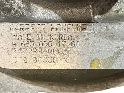 Pezzo di ricambio per auto di seconda mano turbocompressore per ssangyong rodius 2.7 turbodiesel cat riferimenti oem iam 742289 a6650901780 