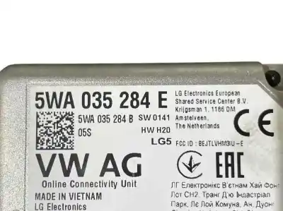 Peça sobressalente para automóvel em segunda mão módulo eletrônico por seat arona style go referências oem iam 5wa035284e  5wa035284b