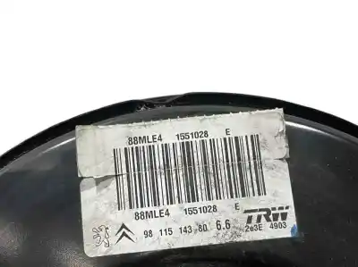 Peça sobressalente para automóvel em segunda mão servo freio por citroen c3 feel referências oem iam 9811514380 88mle4 1551028