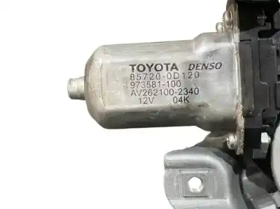 Peça sobressalente para automóvel em segunda mão elevador de vidros traseiro direito por toyota auris sol referências oem iam 857200d120 973581100 6983002240
