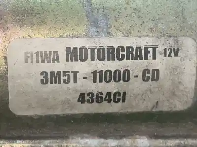 Pezzo di ricambio per auto di seconda mano motorino di avviamento per ford focus c-max (cap) 1.6 tdci cat riferimenti oem iam 3m5t-11000-cd 3m5t11000cd 