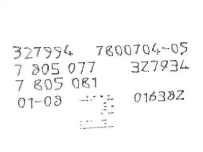 Second-hand car spare part particle filter for bmw serie 1 berlina (e81/e87) 2.0 turbodiesel cat oem iam references 140976 7805081 7805077