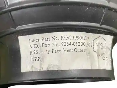 Second-hand car spare part left side air vent for bmw mini (r56) 1.6 16v diesel cat oem iam references 925401200 9254-01200 rg23990130