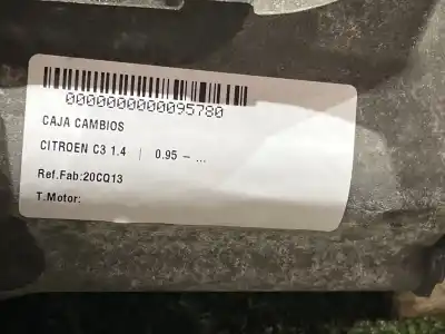 Pezzo di ricambio per auto di seconda mano riduttore per citroen c3 motor 1.4 ltr. - 54 kw riferimenti oem iam 20cq13  