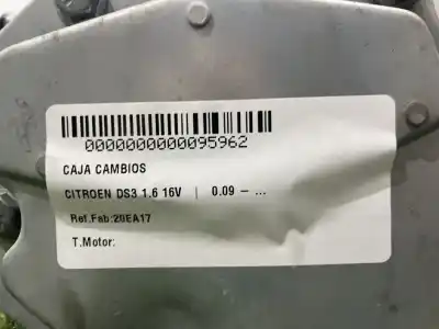 Pezzo di ricambio per auto di seconda mano riduttore per citroen ds3 1.6 16v riferimenti oem iam 20ea17  pilotado