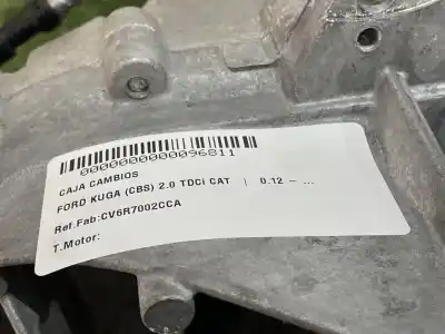 Second-hand car spare part gearbox for ford kuga (cbs) 2.0 tdci cat oem iam references cv6r7002cca  