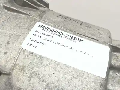 Pezzo di ricambio per auto di seconda mano Riduttore per BMW X3 (E83) 2.0 16V Diesel CAT Riferimenti OEM IAM HRD  