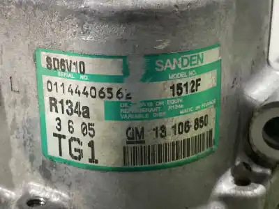 Second-hand car spare part air conditioning compressor for opel corsa c 1.3 16v cdti cat (z 13 dt / ln9) oem iam references 13106850 1512f 