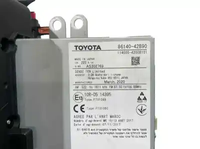 Second-hand car spare part multifunction display for toyota rav4 2.5 16v hybrid oem iam references 8614042b90  86140-42b90