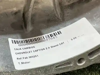 Second-hand car spare part gearbox for chevrolet captiva 2.0 diesel cat oem iam references bw3261  