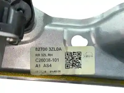 İkinci el araba yedek parçası arka sag cam regülatörü için nissan pulsar (c13) 1.2 16v cat oem iam referansları 827003zl0a  
