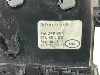 Автозапчастина б/у аератор для renault clio v 1.6 e-tech hybrid cat посилання на oem iam 687611283r  687613297r