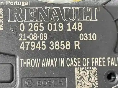 Автозапчасти б/у датчик угла поворота за renault clio v 1.6 e-tech hybrid cat ссылки oem iam 479453858r  0265019148