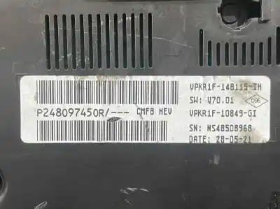 Автозапчасти б/у приборная доска за renault clio v 1.6 e-tech hybrid cat ссылки oem iam 248097450r  248607253r